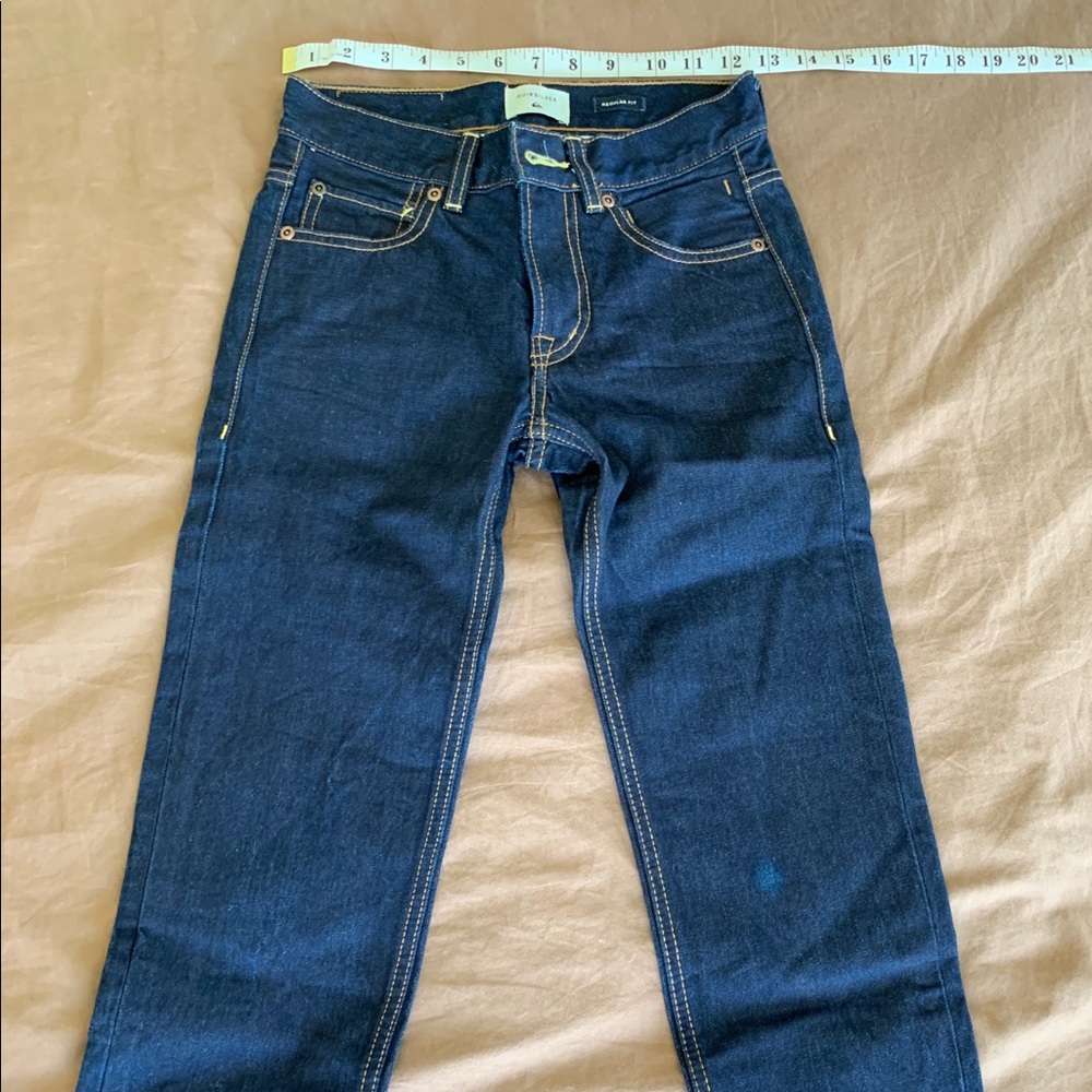 Quiksilver boys jeans size 24.  Xlnt cond